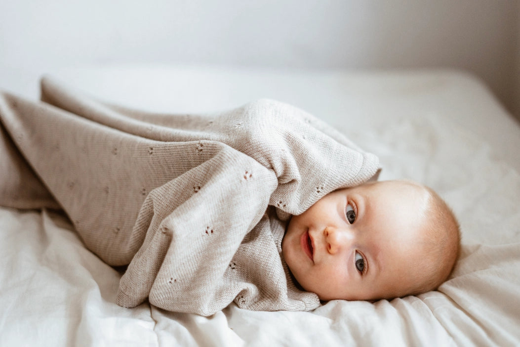 Merino wool blanket Grey